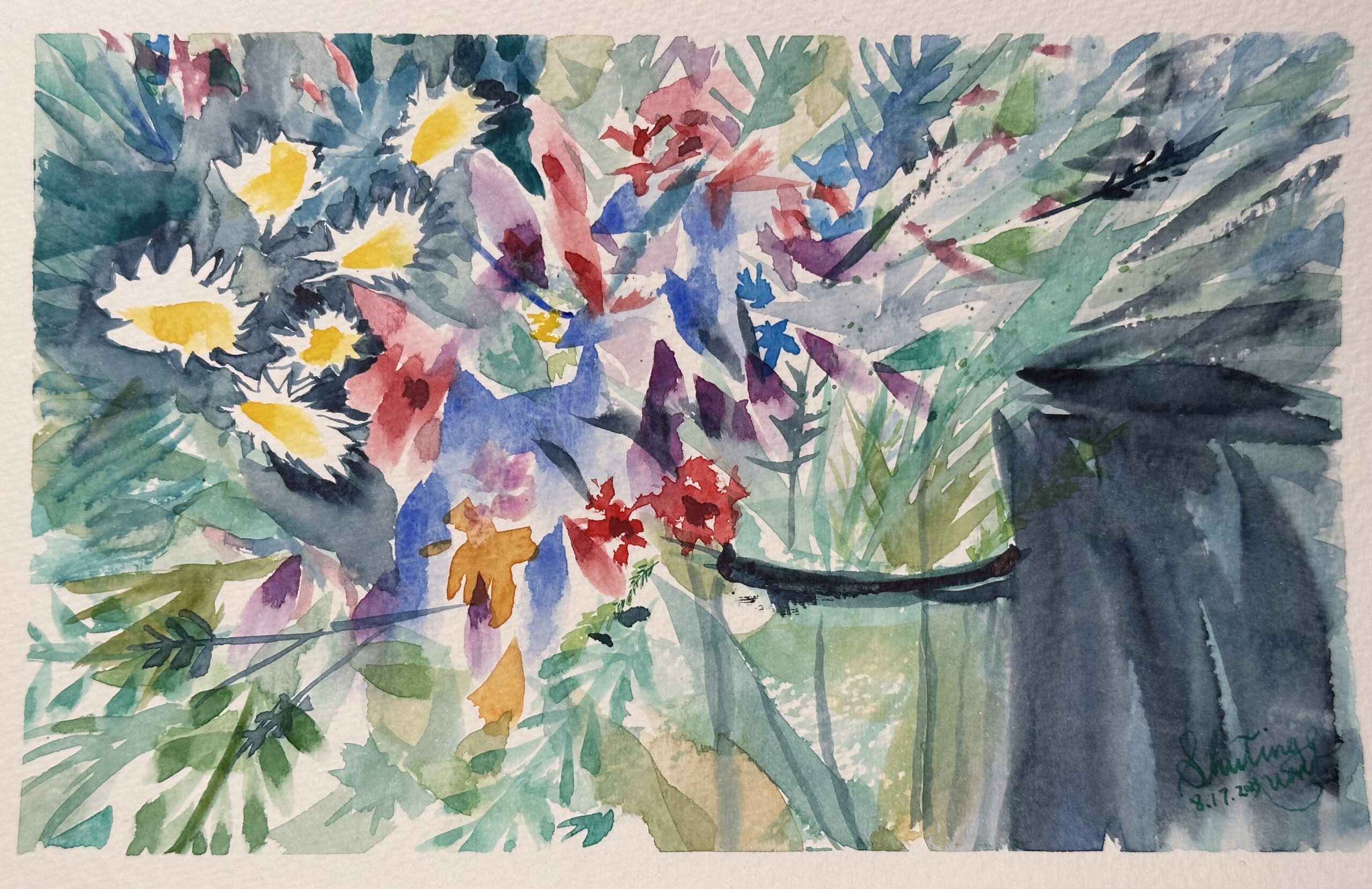 Flowers in free style