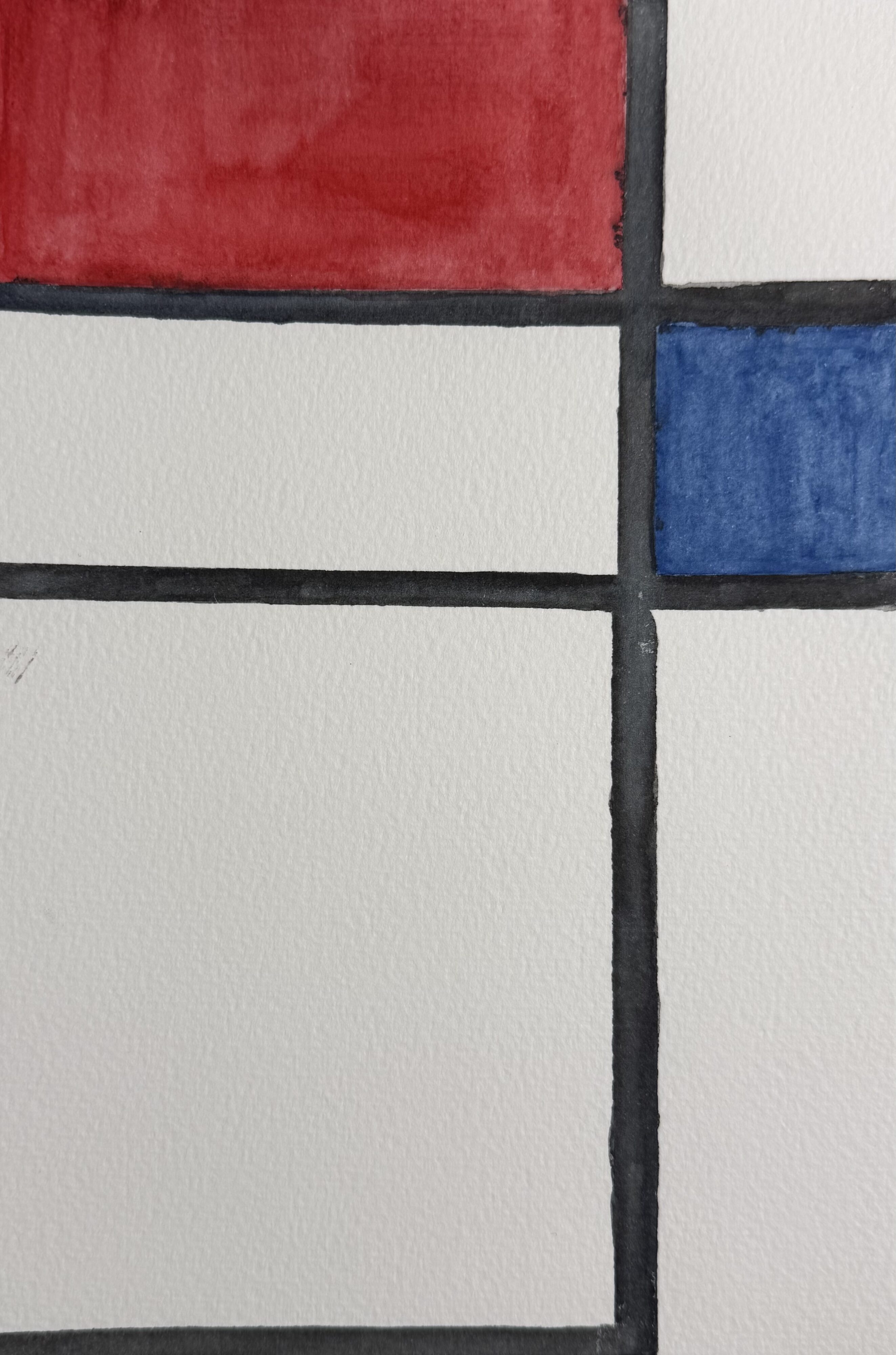 Composition with Red and Blur